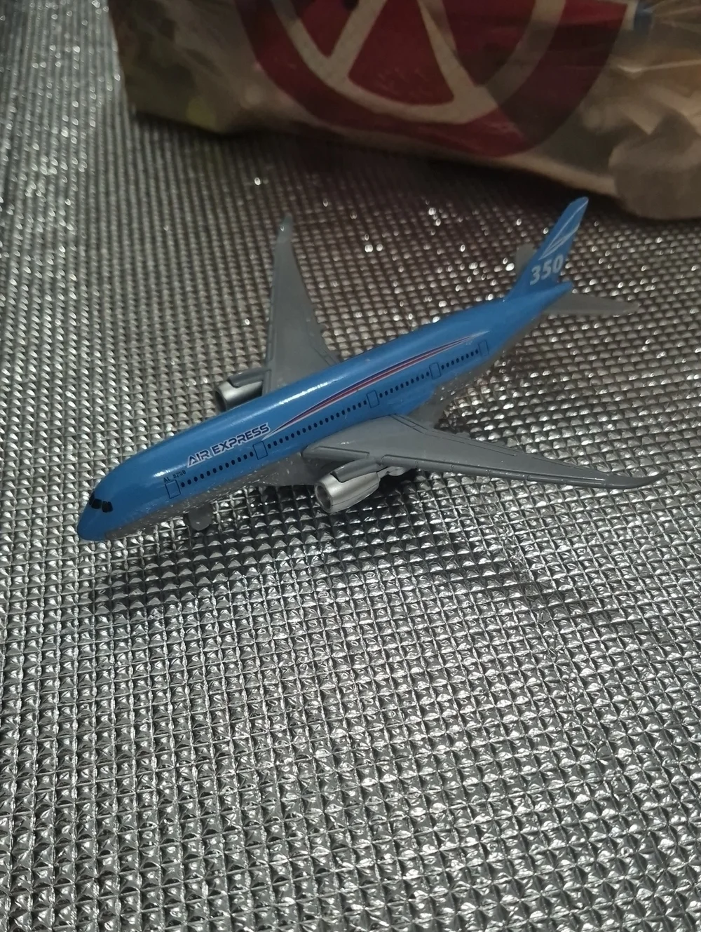 Express Blue Toy Airplane - Kids Vehicles Playset